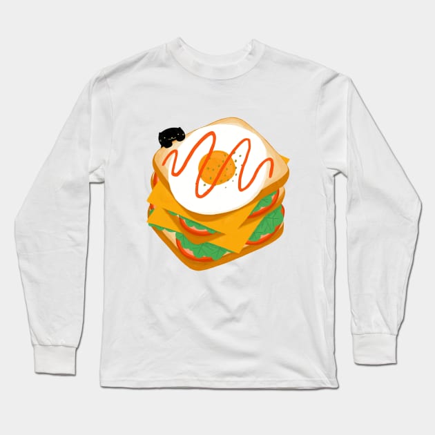 Soot's Sandwich Long Sleeve T-Shirt by sushiball.studios